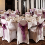 The Kinnoull Suite at Mercure Perth Hotel set up for a wedding breakfast